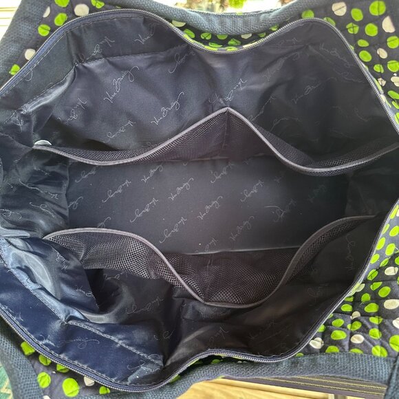 Vera Bradley Quilted Carryall Travel Bag in the "Lucky Dots" Limited Edition - Picture 15 of 16